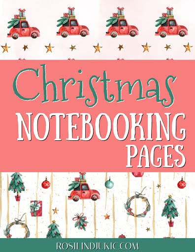 Christmas Notebooking Pages Cover