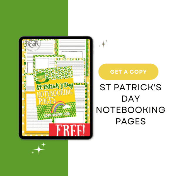 St Patrick's Day Notebooking Pages