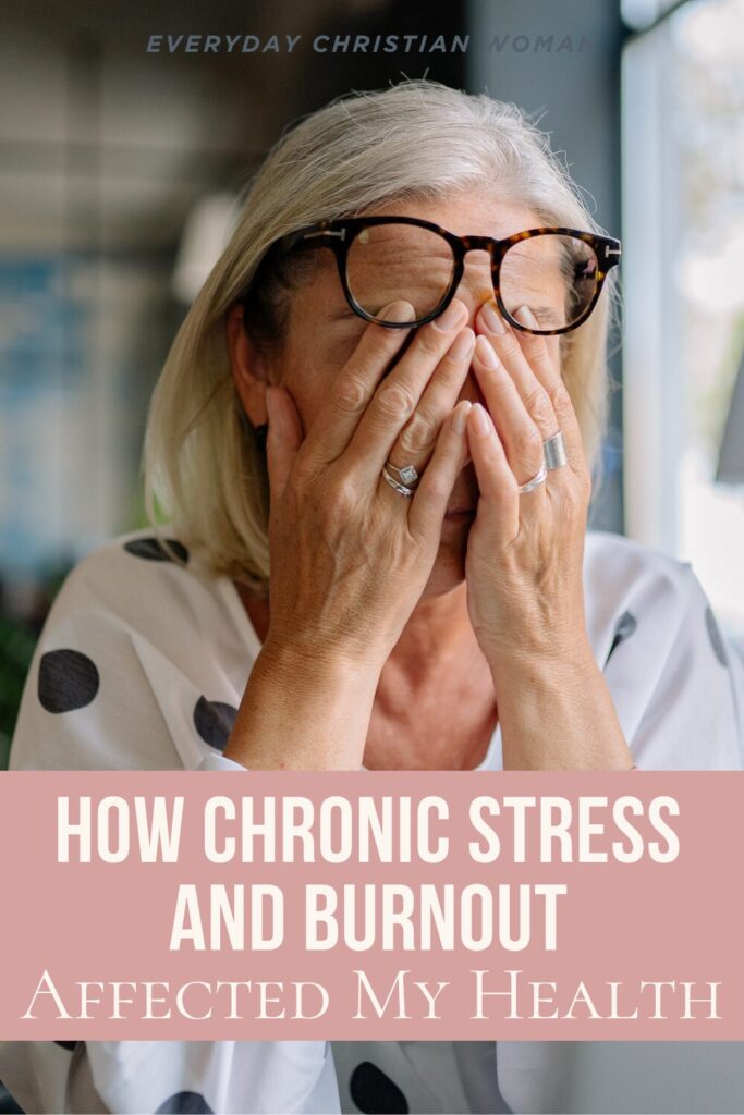 woman with face in her hands due to chronic stress and burnout